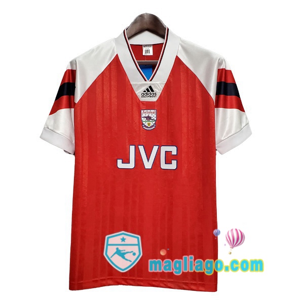 Magliago - Passione Maglie Thai Affidabili Basso Costo Online Shop | 1992-1993 Arsenal Prima Retro Maglia Storica Rosso