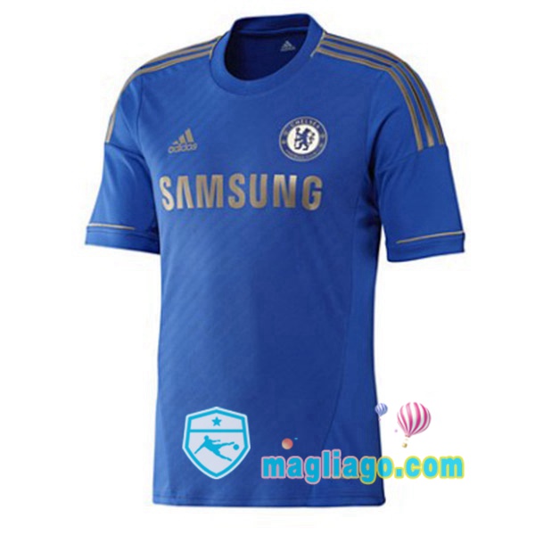 Magliago - Passione Maglie Thai Affidabili Basso Costo Online Shop | 2012-2013 FC Chelsea Prima Retro Maglia Storica Blu