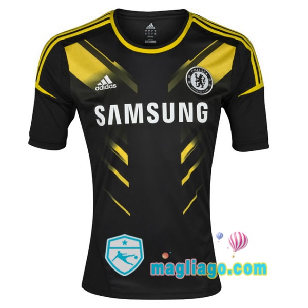 Magliago - Passione Maglie Thai Affidabili Basso Costo Online Shop | 2012-2013 FC Chelsea Terza Retro Maglia Storica Nero