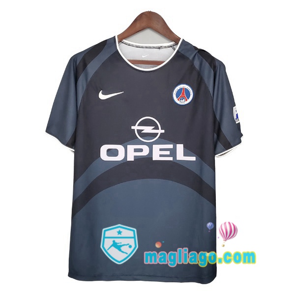 Magliago - Passione Maglie Thai Affidabili Basso Costo Online Shop | 2001-2002 Paris PSG Terza Retro Maglia Storica Blu