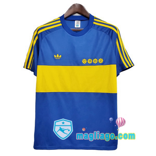 Magliago - Passione Maglie Thai Affidabili Basso Costo Online Shop | 1981 Boca Juniors Prima Retro Maglia Storica Blu