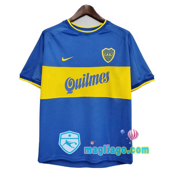Magliago - Passione Maglie Thai Affidabili Basso Costo Online Shop | 1999-2000 Boca Juniors Prima Retro Maglia Storica Blu