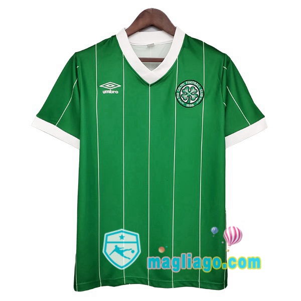 Magliago - Passione Maglie Thai Affidabili Basso Costo Online Shop | 1984-1986 Celtic FC Prima Retro Maglia Storica Verde