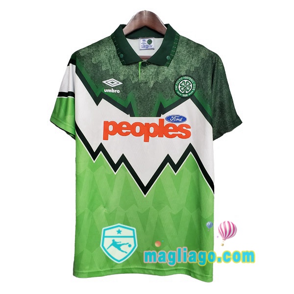 Magliago - Passione Maglie Thai Affidabili Basso Costo Online Shop | 1991-1992 Celtic FC Prima Retro Maglia Storica Verde