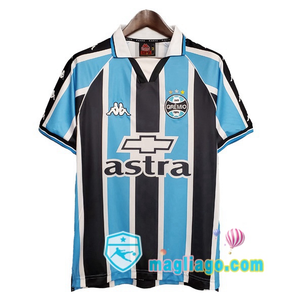 2000 Gremio Prima Retro Maglia Storica Blu Nero