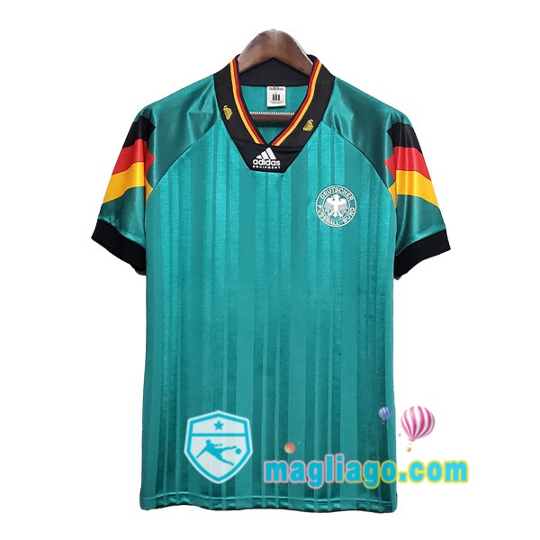 Magliago - Passione Maglie Thai Affidabili Basso Costo Online Shop | 1992 Germania Seconda Retro Maglia Storica Verde