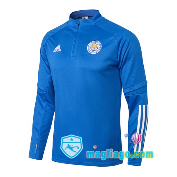 Magliago - Passione Maglie Thai Affidabili Basso Costo Online Shop | Felpe Allenamento Leicester City Blu 2021/2022