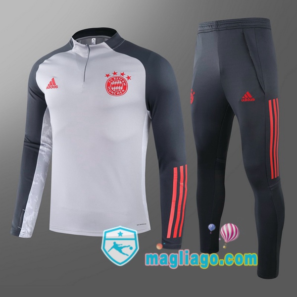 Magliago - Passione Maglie Thai Affidabili Basso Costo Online Shop | Tuta da Allenamento Bayern Monaco Bambino Grigio 2021/2022