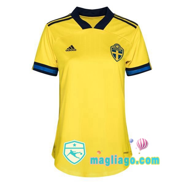 Magliago - Passione Maglie Thai Affidabili Basso Costo Online Shop | Nazionale Maglia Calcio Svezia Donna Prima 2020/2021