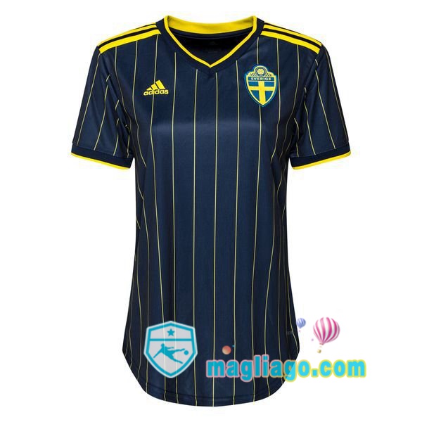 Magliago - Passione Maglie Thai Affidabili Basso Costo Online Shop | Nazionale Maglia Calcio Svezia Donna Seconda 2020/2021