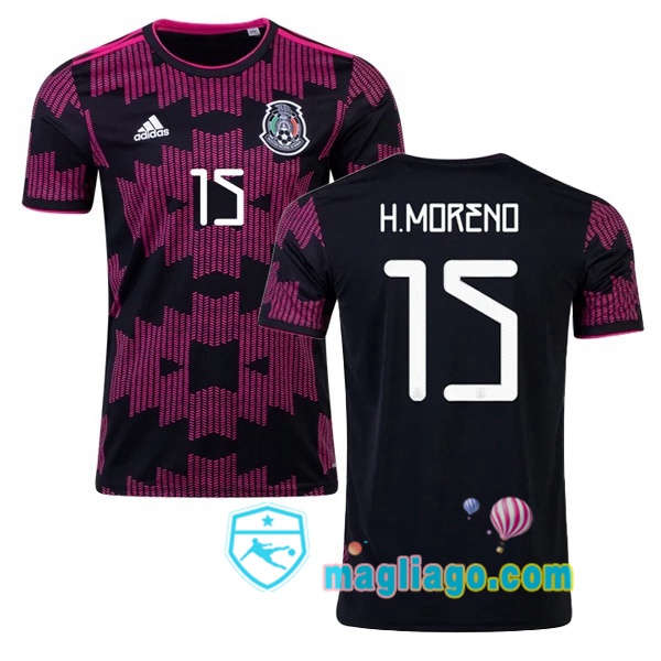 Magliago - Passione Maglie Thai Affidabili Basso Costo Online Shop | Nazionale Maglia Messico (H.MORENO 15) Prima 2020/2021