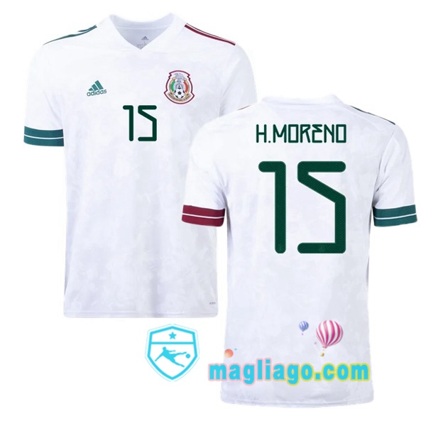 Magliago - Passione Maglie Thai Affidabili Basso Costo Online Shop | Nazionale Maglia Messico (H.MORENO 15) Seconda 2020/2021