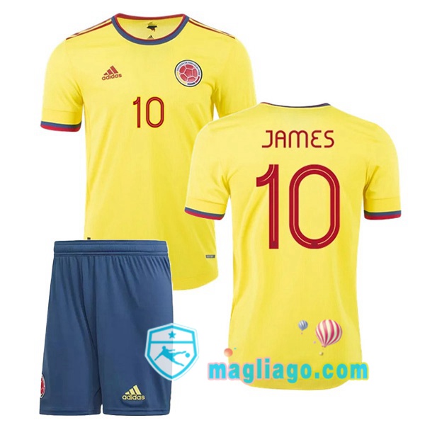Magliago - Passione Maglie Thai Affidabili Basso Costo Online Shop | Nazionale Maglia Colombia (JAMES 10) Bambino Prima 2020/2021