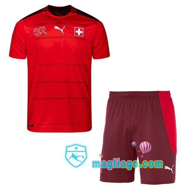 Magliago - Passione Maglie Thai Affidabili Basso Costo Online Shop | Nazionale Maglia Calcio Svizzera Bambino Prima 2020/2021