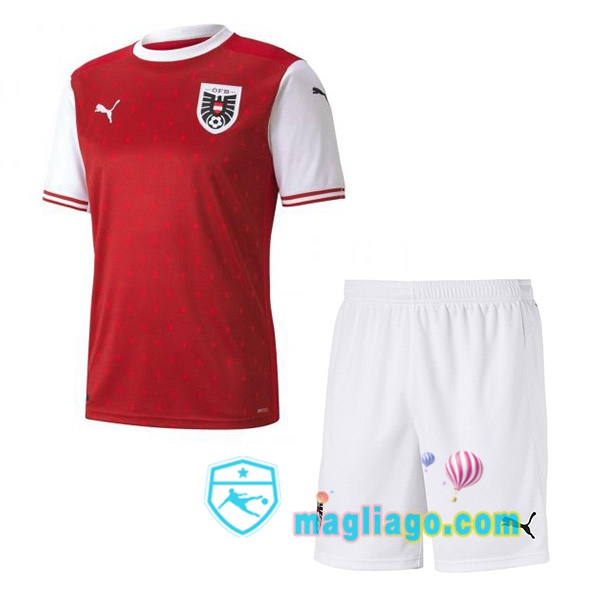 Magliago - Passione Maglie Thai Affidabili Basso Costo Online Shop | Nazionale Maglia Calcio Austria Bambino Prima 2020/2021