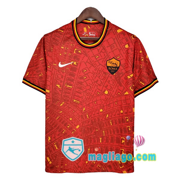 Magliago - Passione Maglie Thai Affidabili Basso Costo Online Shop | Maglie Allenamento AS Roma Rosso 2021/2022