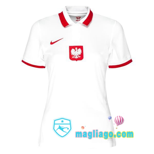 Nazionale Maglia Calcio Polonia Donna Prima 2020/2021