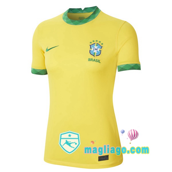 Nazionale Maglia Calcio Brasile Donna Prima 2020/2021