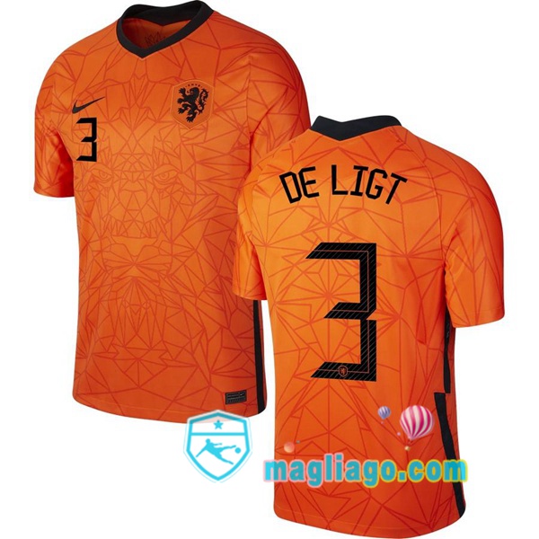 Magliago - Passione Maglie Thai Affidabili Basso Costo Online Shop | Nazionale Maglia Paesi Bassi (DE LIGT 3) Prima 2020/2021