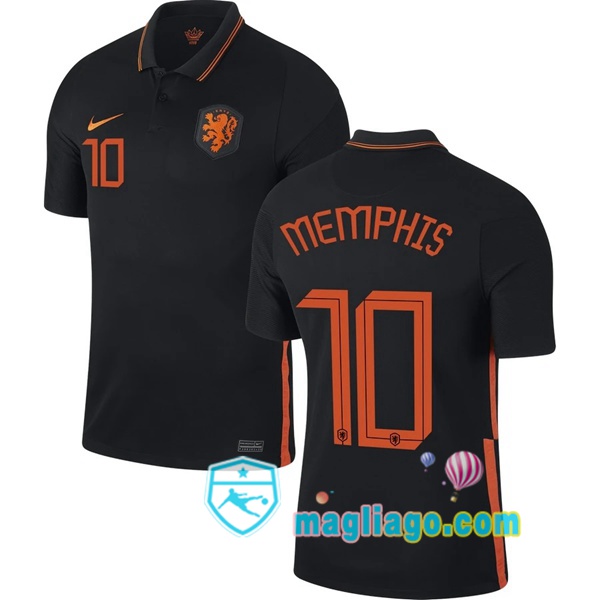 Magliago - Passione Maglie Thai Affidabili Basso Costo Online Shop | Nazionale Maglia Paesi Bassi (MEMPHIS 10) Seconda 2020/2021