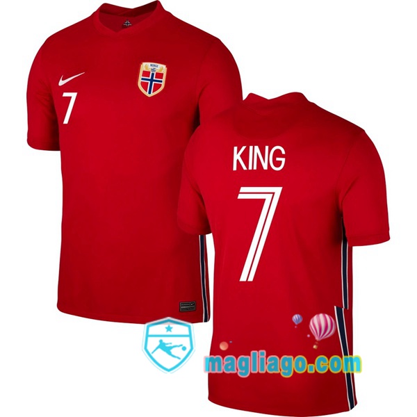 Magliago - Passione Maglie Thai Affidabili Basso Costo Online Shop | Nazionale Maglia Norvegia (KING 7) Prima 2020/2021