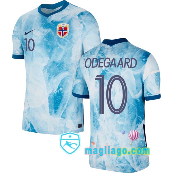 Magliago - Passione Maglie Thai Affidabili Basso Costo Online Shop | Nazionale Maglia Norvegia (ODEGAARD 10) Seconda 2020/2021