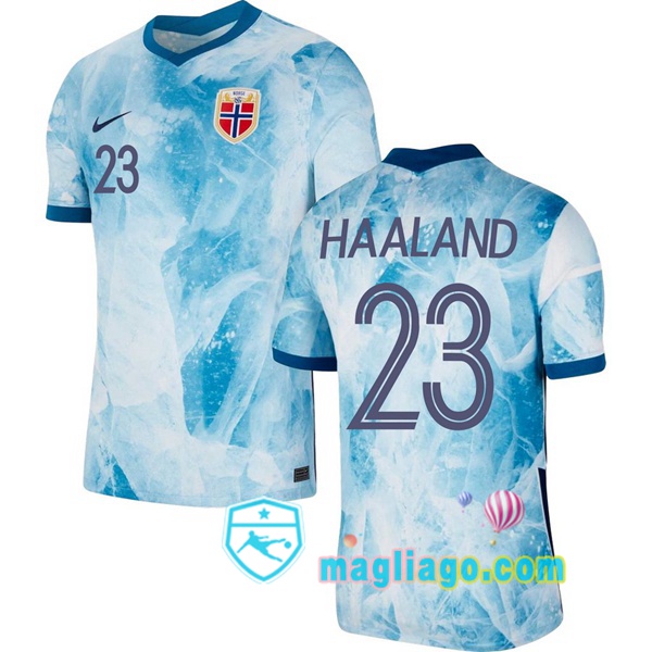 Magliago - Passione Maglie Thai Affidabili Basso Costo Online Shop | Nazionale Maglia Norvegia (HAALAND 23) Seconda 2020/2021