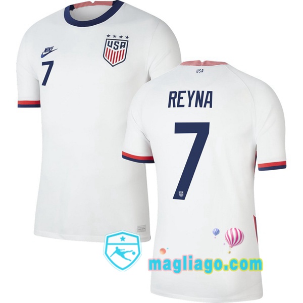 Magliago - Passione Maglie Thai Affidabili Basso Costo Online Shop | Nazionale Maglia Stati Uniti (REYNA 7) Prima 2020/2021