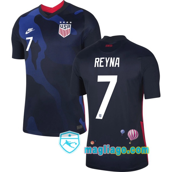 Magliago - Passione Maglie Thai Affidabili Basso Costo Online Shop | Nazionale Maglia Stati Uniti (REYNA 7) Seconda 2020/2021