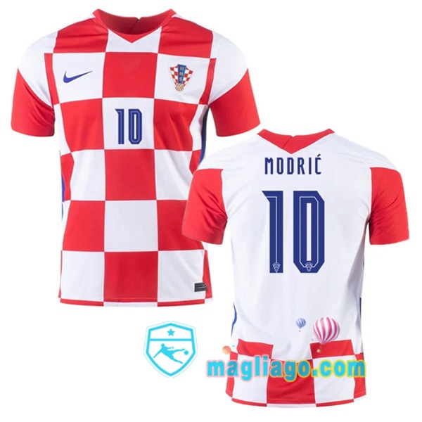 Magliago - Passione Maglie Thai Affidabili Basso Costo Online Shop | Nazionale Maglia Croazia (MODRIĆ 10) Prima 2020/2021