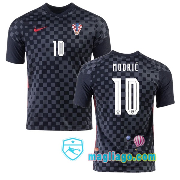 Magliago - Passione Maglie Thai Affidabili Basso Costo Online Shop | Nazionale Maglia Croazia (MODRIĆ 10) Seconda 2020/2021