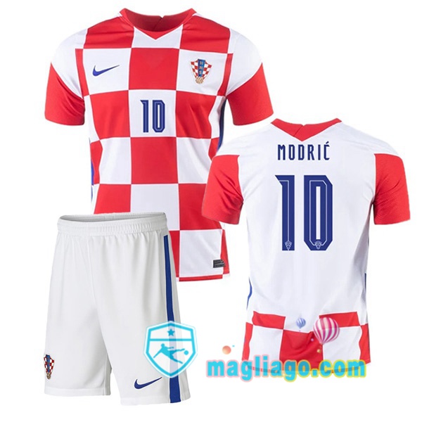 Magliago - Passione Maglie Thai Affidabili Basso Costo Online Shop | Nazionale Maglia Croazia (MODRIĆ 10) Bambino Prima 2020/2021