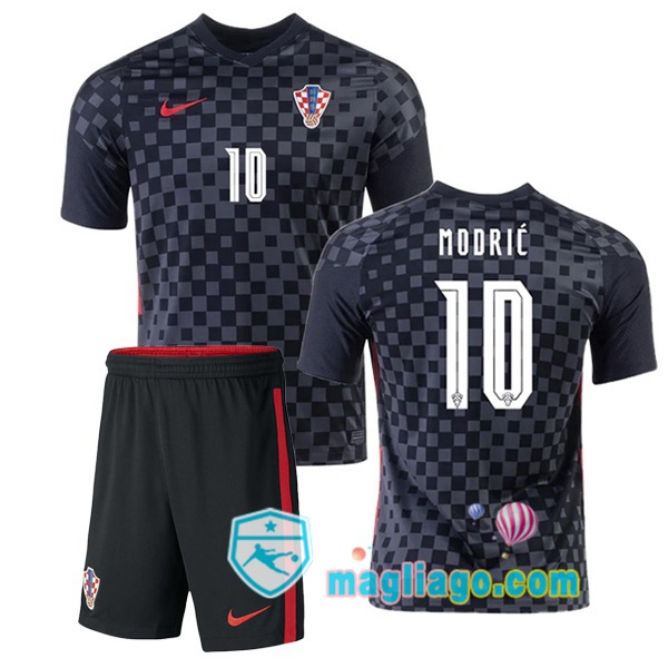 Magliago - Passione Maglie Thai Affidabili Basso Costo Online Shop | Nazionale Maglia Croazia (MODRIĆ 10) Bambino Seconda 2020/2021