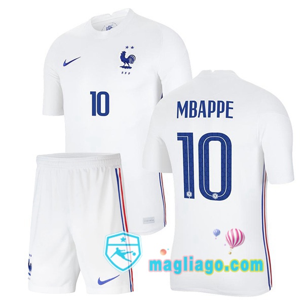 Magliago - Passione Maglie Thai Affidabili Basso Costo Online Shop | Nazionale Maglia Francia (MBAPPE 10) Bambino Seconda 2020/2021