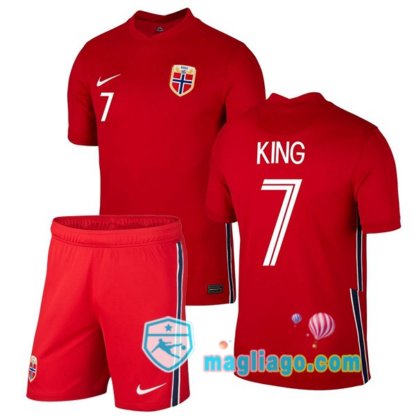 Magliago - Passione Maglie Thai Affidabili Basso Costo Online Shop | Nazionale Maglia Norvegia (KING 7) Bambino Prima 2020/2021