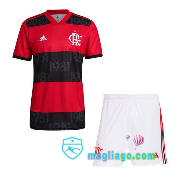 Magliago - Passione Maglie Thai Affidabili Basso Costo Online Shop | Maglia Flamengo Bambino Prima 2021/2022