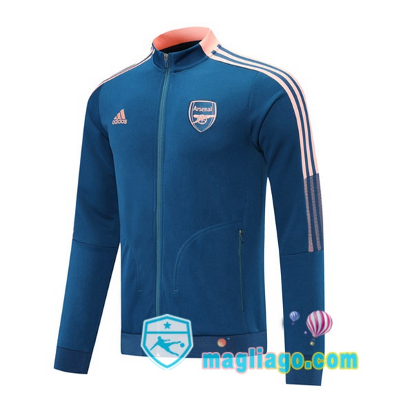 Magliago - Passione Maglie Thai Affidabili Basso Costo Online Shop | Giacca Calcio Arsenal Blu 2021/2022