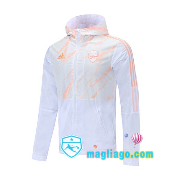 Magliago - Passione Maglie Thai Affidabili Basso Costo Online Shop | Giacca A Vento Arsenal Bianco 2021/2022