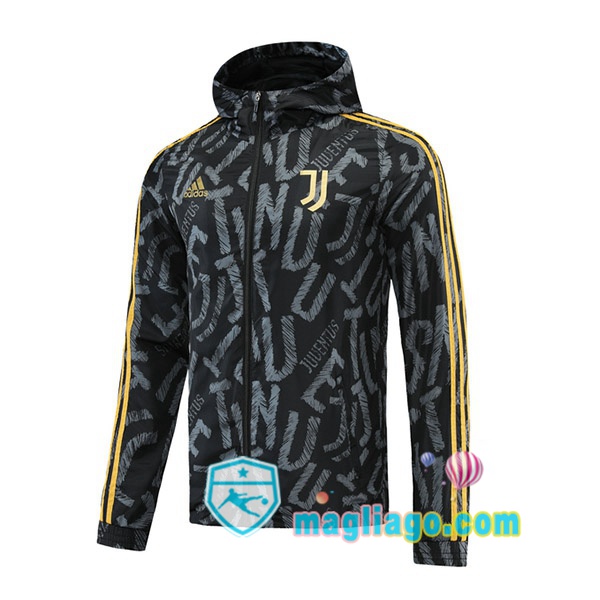 Magliago - Passione Maglie Thai Affidabili Basso Costo Online Shop | Giacca A Vento Juventus Nero 2021/2022