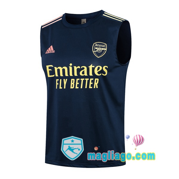 Magliago - Passione Maglie Thai Affidabili Basso Costo Online Shop | Gilet da Calcio Arsenal Blu Royal 2021/2022