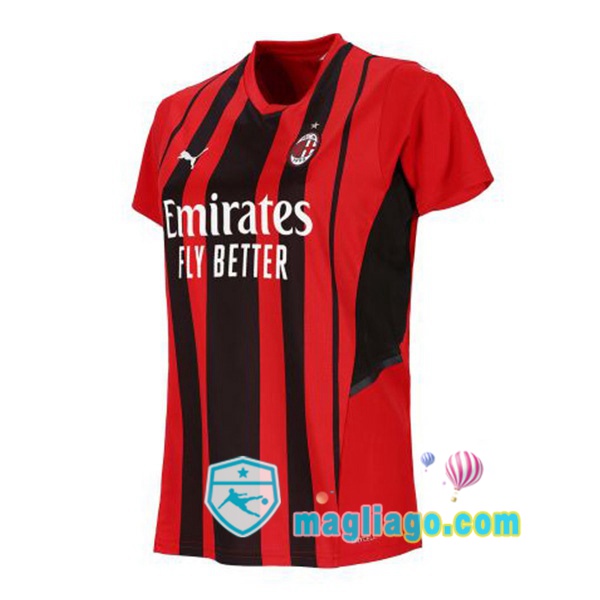 Magliago - Passione Maglie Thai Affidabili Basso Costo Online Shop | Maglia AC Milan Donna Prima Emirates Fly Better 2021/2022