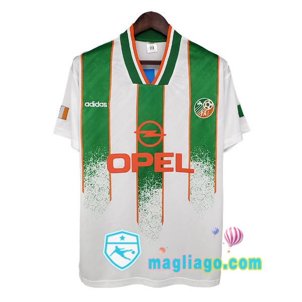 Magliago - Passione Maglie Thai Affidabili Basso Costo Online Shop | 1994 Irlanda Seconda Retro Maglia Storica Bianco