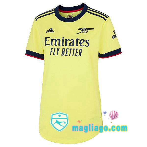 Magliago - Passione Maglie Thai Affidabili Basso Costo Online Shop | Maglia Arsenal Donna Seconda 2021/2022