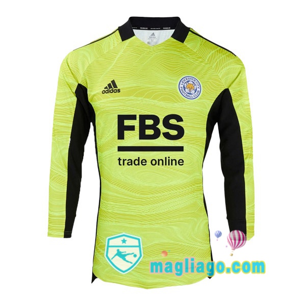 Magliago - Passione Maglie Thai Affidabili Basso Costo Online Shop | Maglia Leicester City Uomo Portiere Maniche Lunghe Giallo 2021/2022