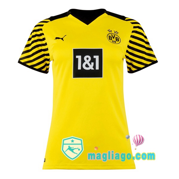 Magliago - Passione Maglie Thai Affidabili Basso Costo Online Shop | Maglia Dortmund BVB Donna Prima 2021/2022