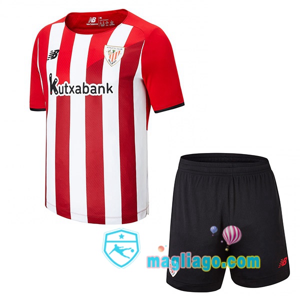 Magliago - Passione Maglie Thai Affidabili Basso Costo Online Shop | Maglia Athletic Bilbao Bambino Prima 2021/2022