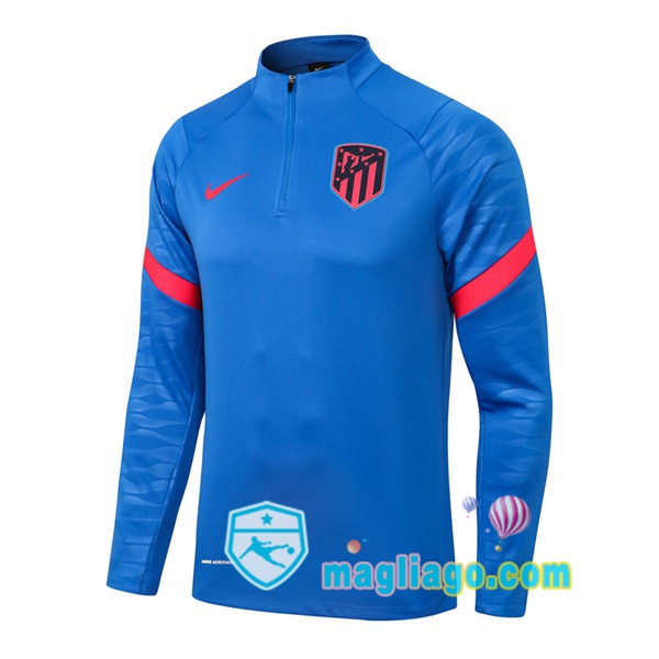 Magliago - Passione Maglie Thai Affidabili Basso Costo Online Shop | Felpe Allenamento Atletico Madrid Blu 2021/2022