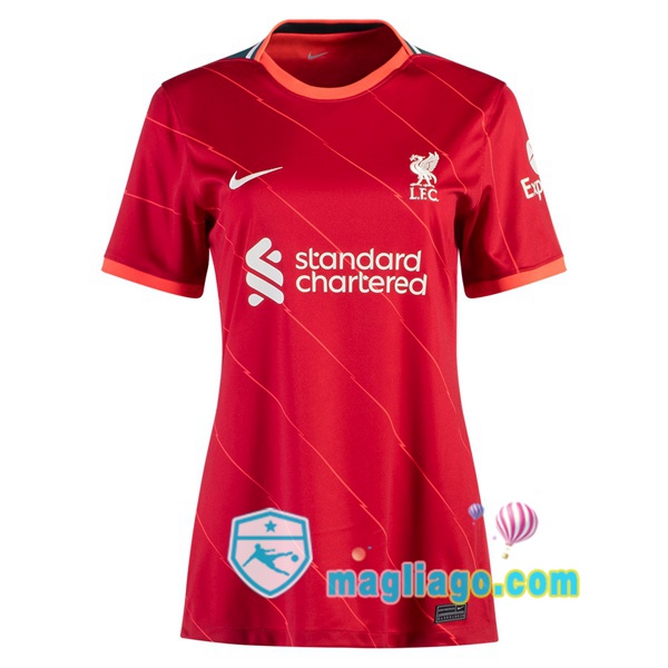 Magliago - Passione Maglie Thai Affidabili Basso Costo Online Shop | Maglia FC Liverpool Donna Prima 2021/2022