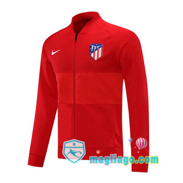 Magliago - Passione Maglie Thai Affidabili Basso Costo Online Shop | Giacca Calcio Atletico Madrid Rosso 2021/2022
