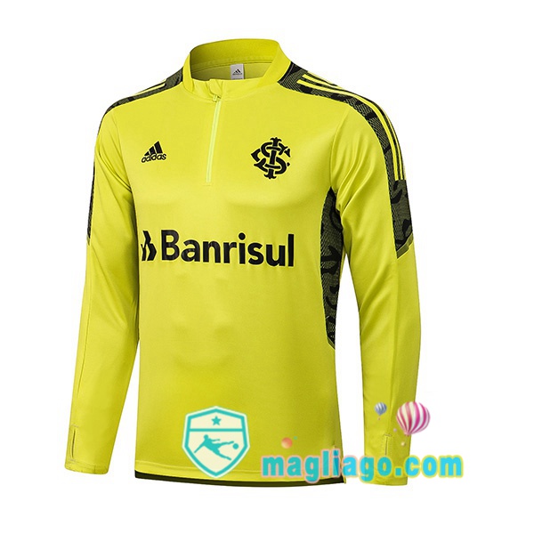 Magliago - Passione Maglie Thai Affidabili Basso Costo Online Shop | Felpe Allenamento SC Internacional Giallo 2021/2022